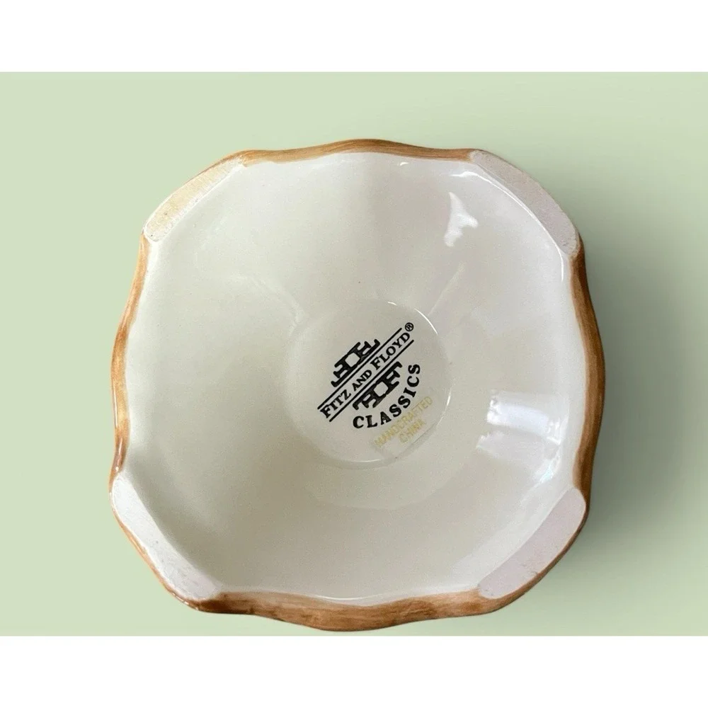 Fitz & Floyd Classic Jolly Ole St Nick Candleholder‎ Votive Festive Holiday Xmas